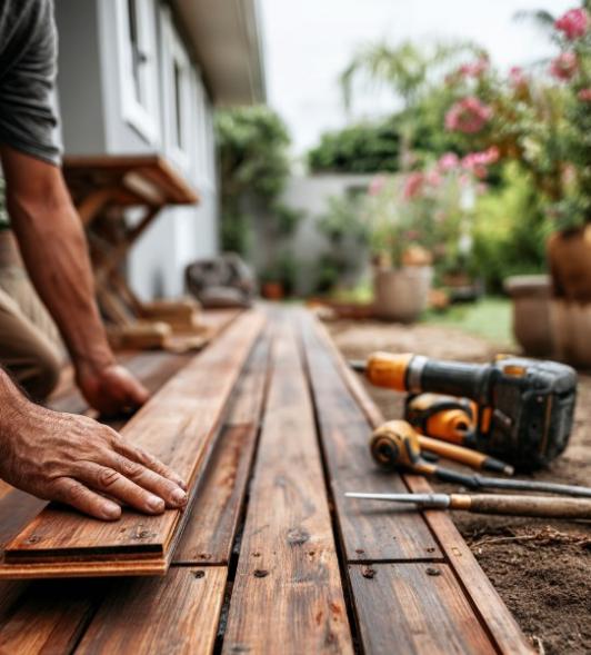 Préparation terrasse 